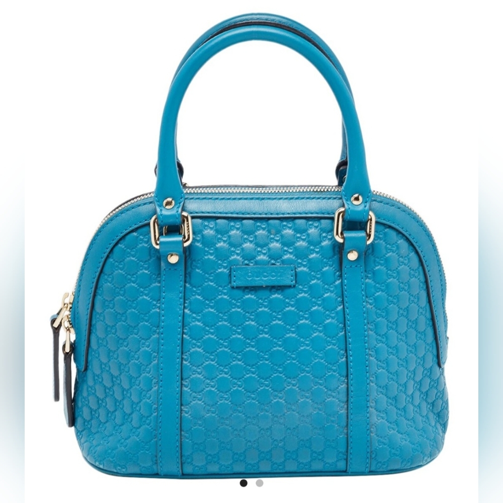 Authentic Gucci Mini Microguccissima Two-Way Bag … - image 1